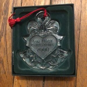 Marquis Waterford Crystal “Heart” Ornament